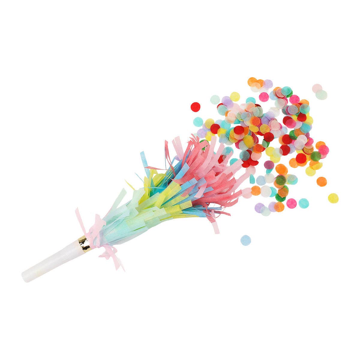 Frill Seeker Fringe Confetti Party Blowers (6 ct) — 6 count set
