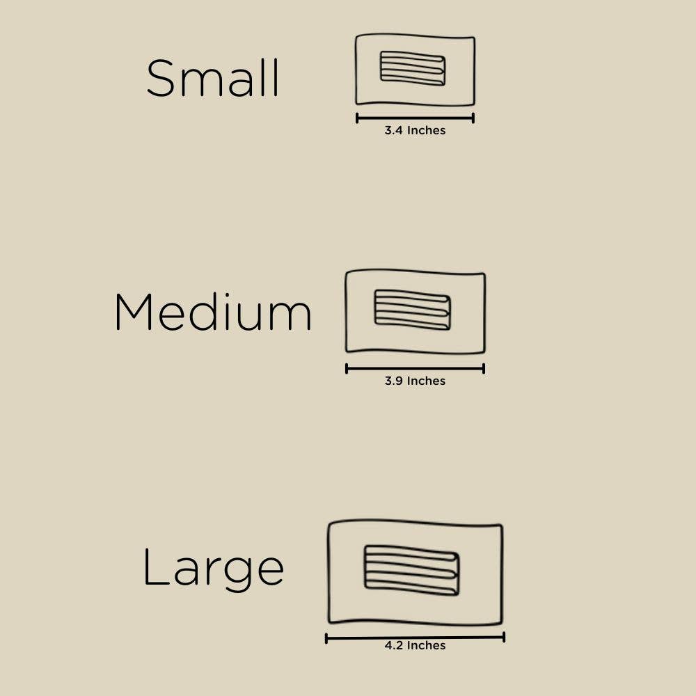 Pinkmas Med. Rectangle Flat Clip