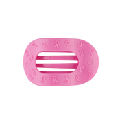 Flat Round Hair Clip | Medium | Pink Ribbon