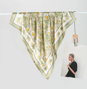 Spring Meadow Daisy Silky Banada Scarf