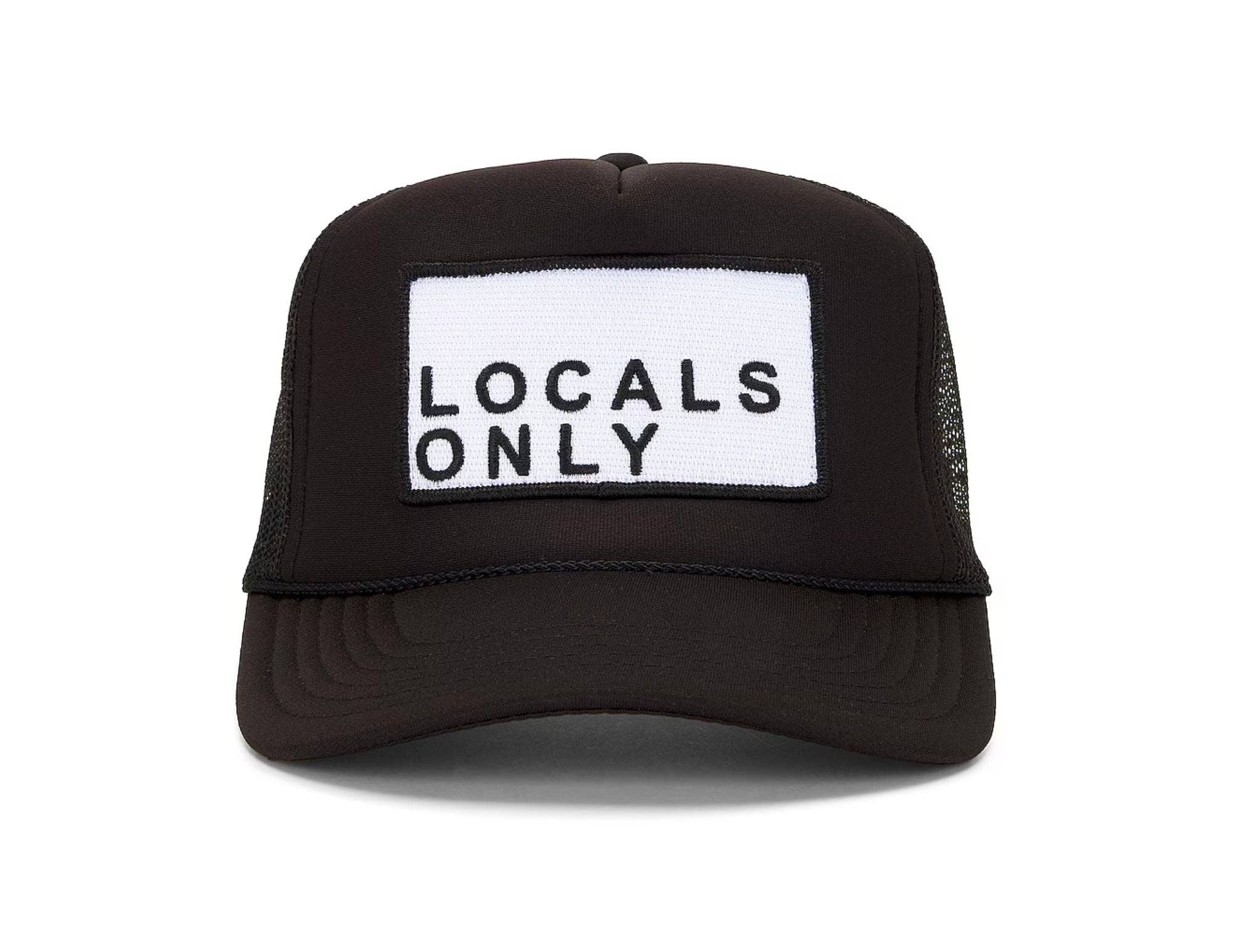 Black Locals Only Hat