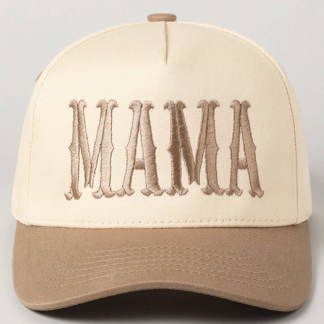 MAMA Embroidery Baseball Cap