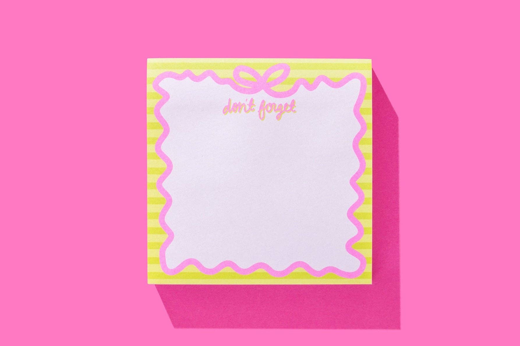 "Don't Forget" Sticky Note Pad