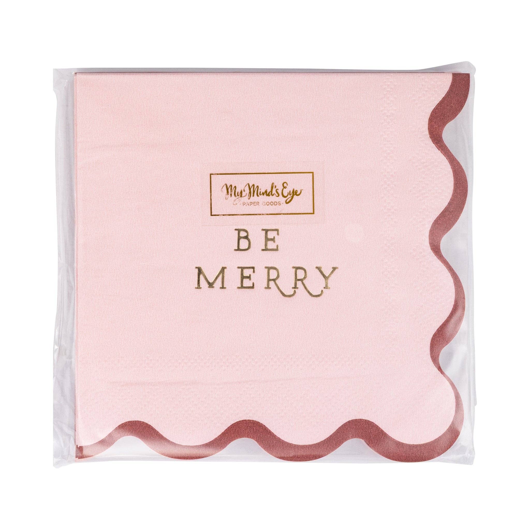 BEM1239 - Be Merry Napkin Set