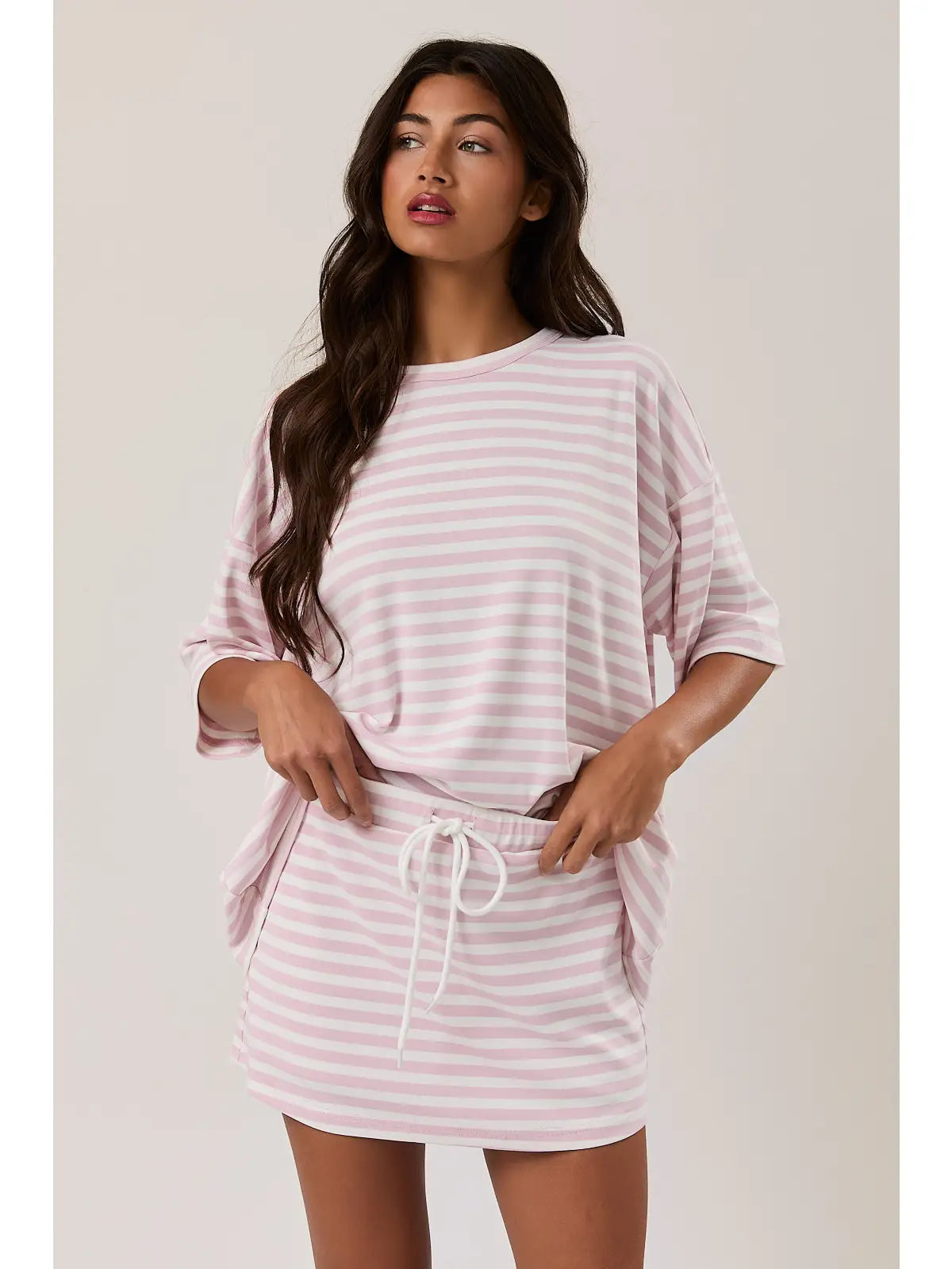 Pink Striped T-Shirt