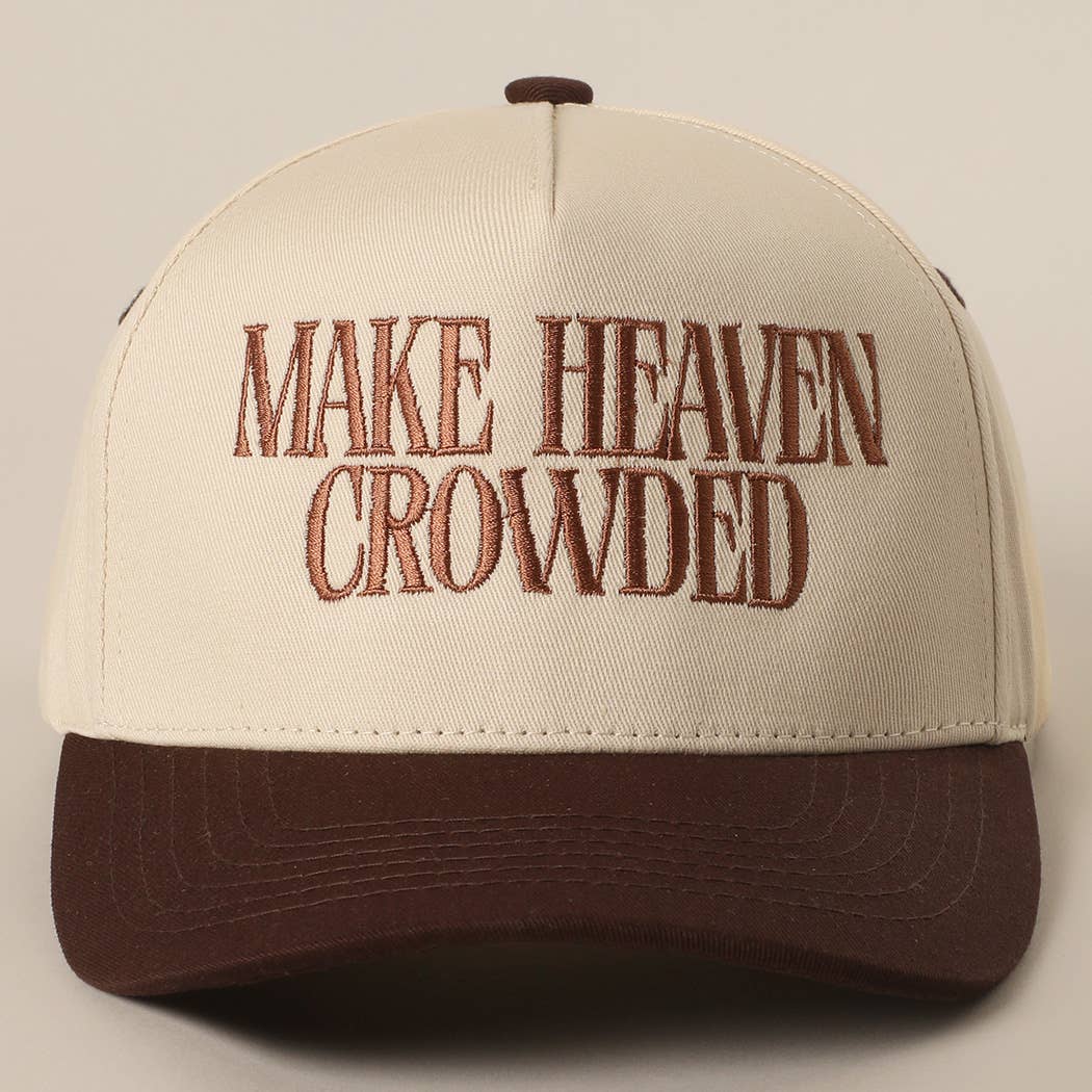 Brown Make Heaven Crowded Hat