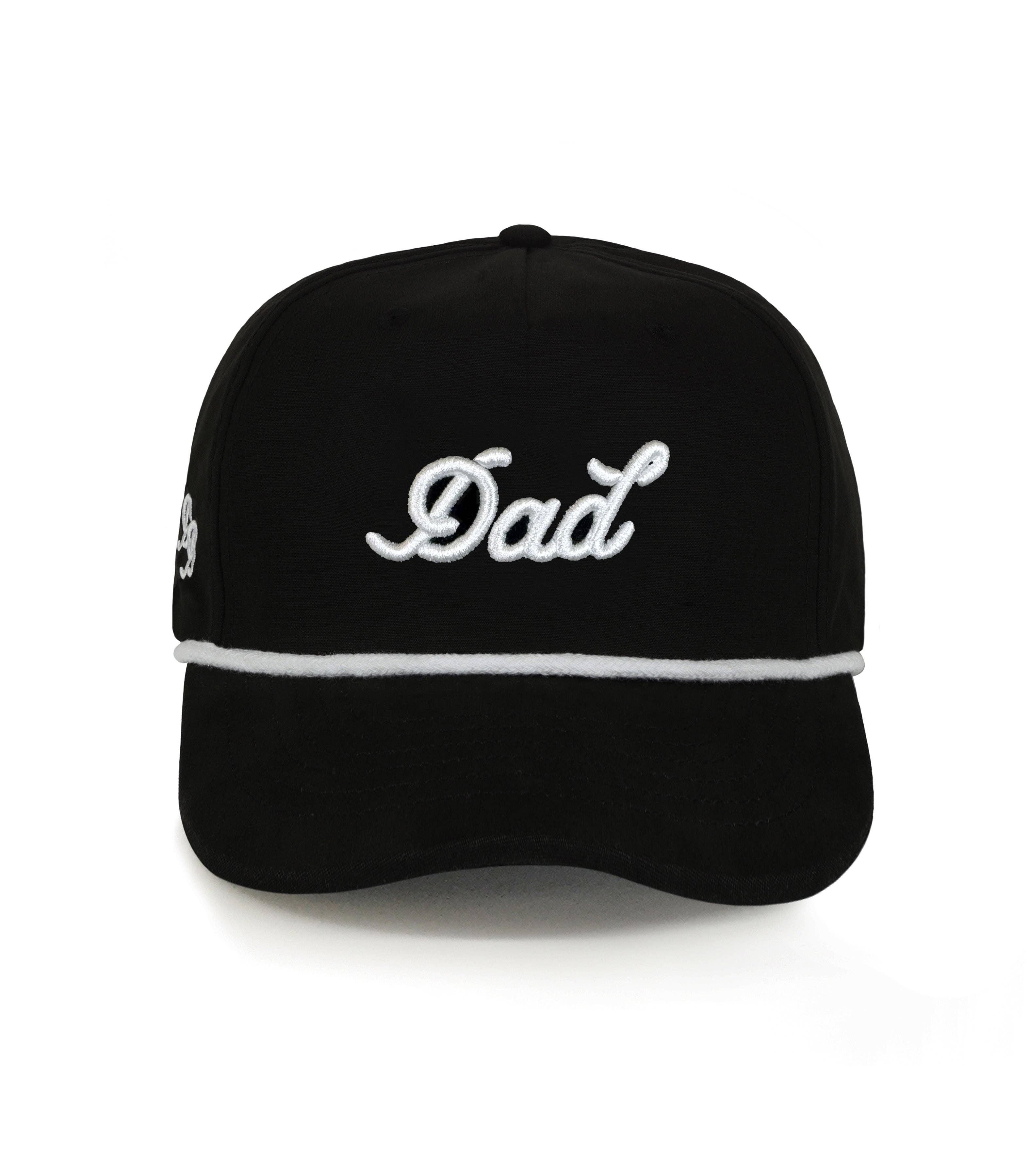 Black & White Dad Rope Hat