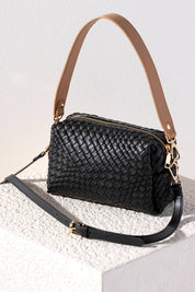 BLYTHE BOXY CROSS-BODY: Black
