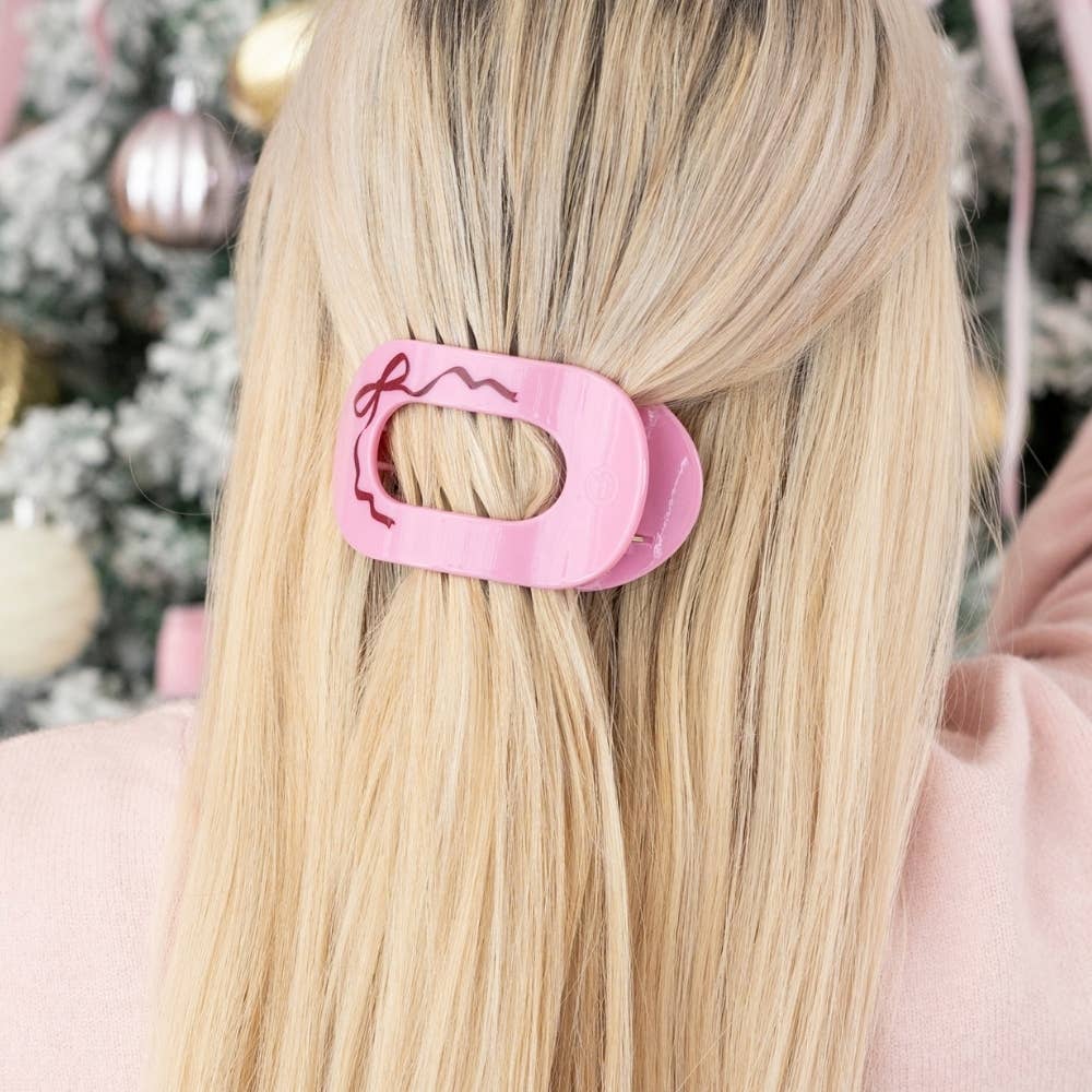 Flat Round Hair Clip | Medium | Just Add a Bow