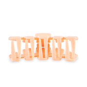 Classic Hair Clip | Large | Peach Fuzz showing strong, gentle hold that works on all hair types