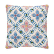 Vintage Floral Tile Hook Pillow