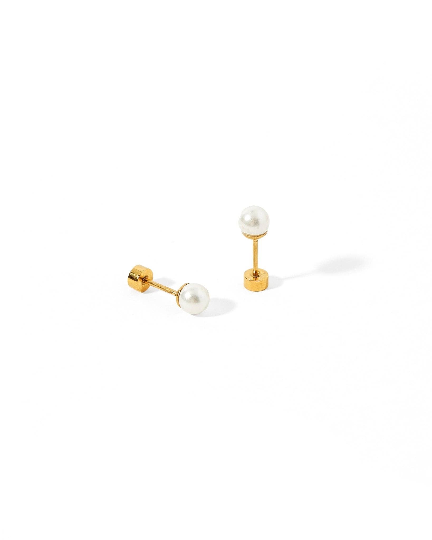 Screwback Stud Earrings Payton Pearl