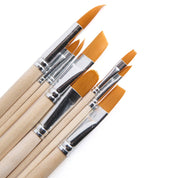 Paintbrush Set in Canvas Bag - 8 Assorted
