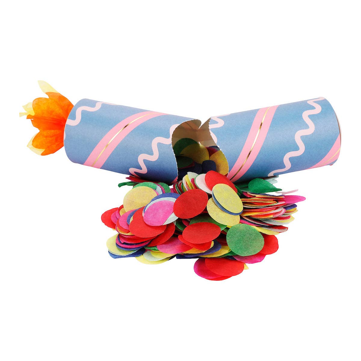 Birthday Candle Confetti Party Crackers (6 ct) showing 6-count set