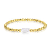 Stretch Bracelets with Fish-Shaped Shell