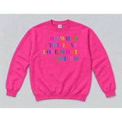 Crewneck Hot Pink mockup