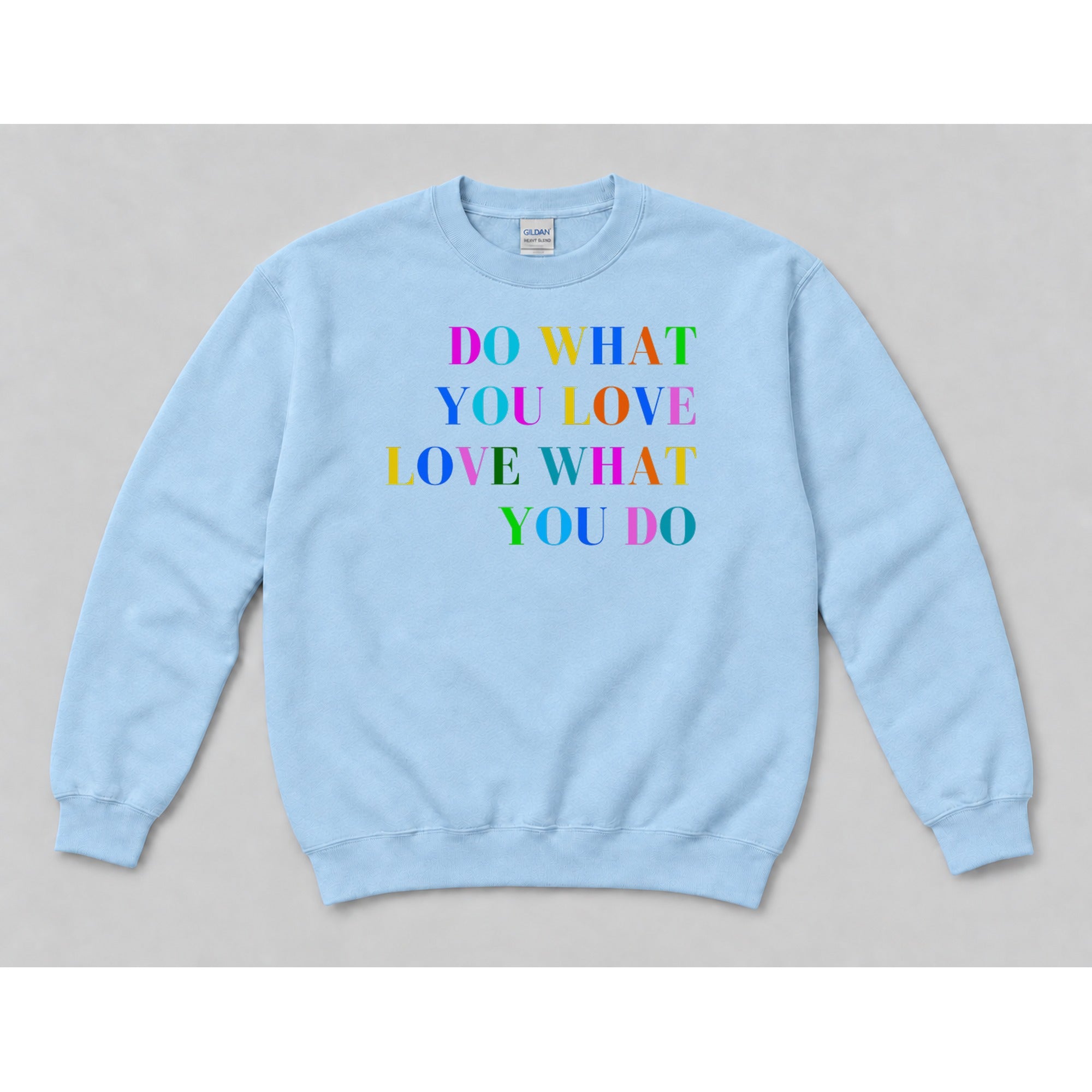 Crewneck Light Blue mockup