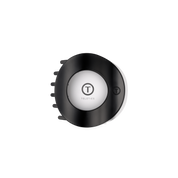 Flat Circle Hair Clip | Medium | Jet Black