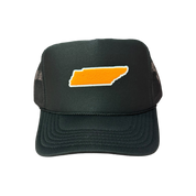 Tennessee State (double puff) - Black Trucker
