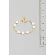 Pearl Beaded Chain Bracelet