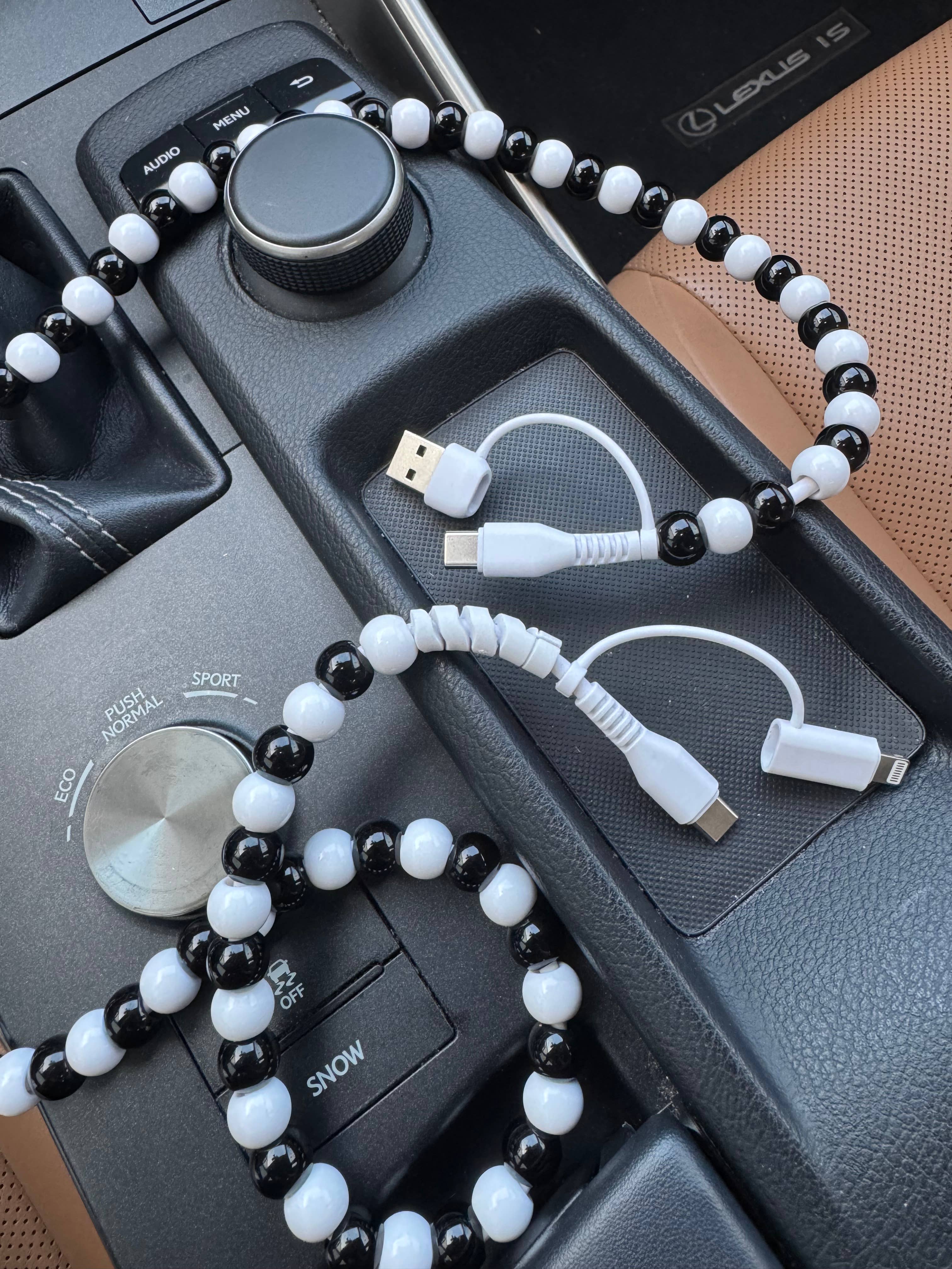 Black + White 4 in 1 Charger