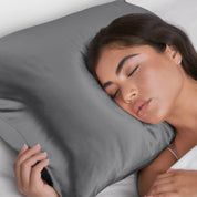 Charcoal Satin Pillowcase