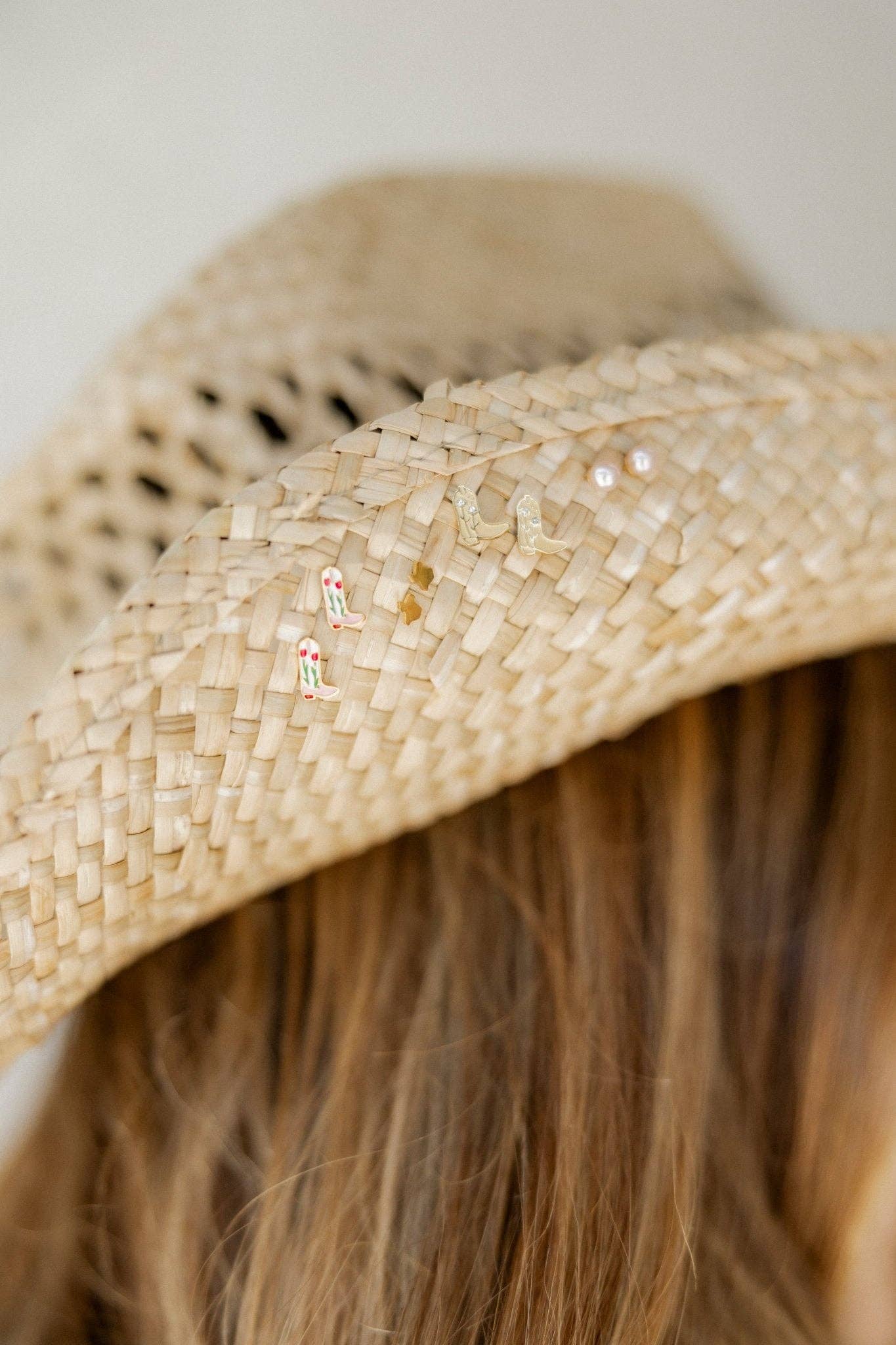 Screwback Stud Earrings Payton Pearl Pink