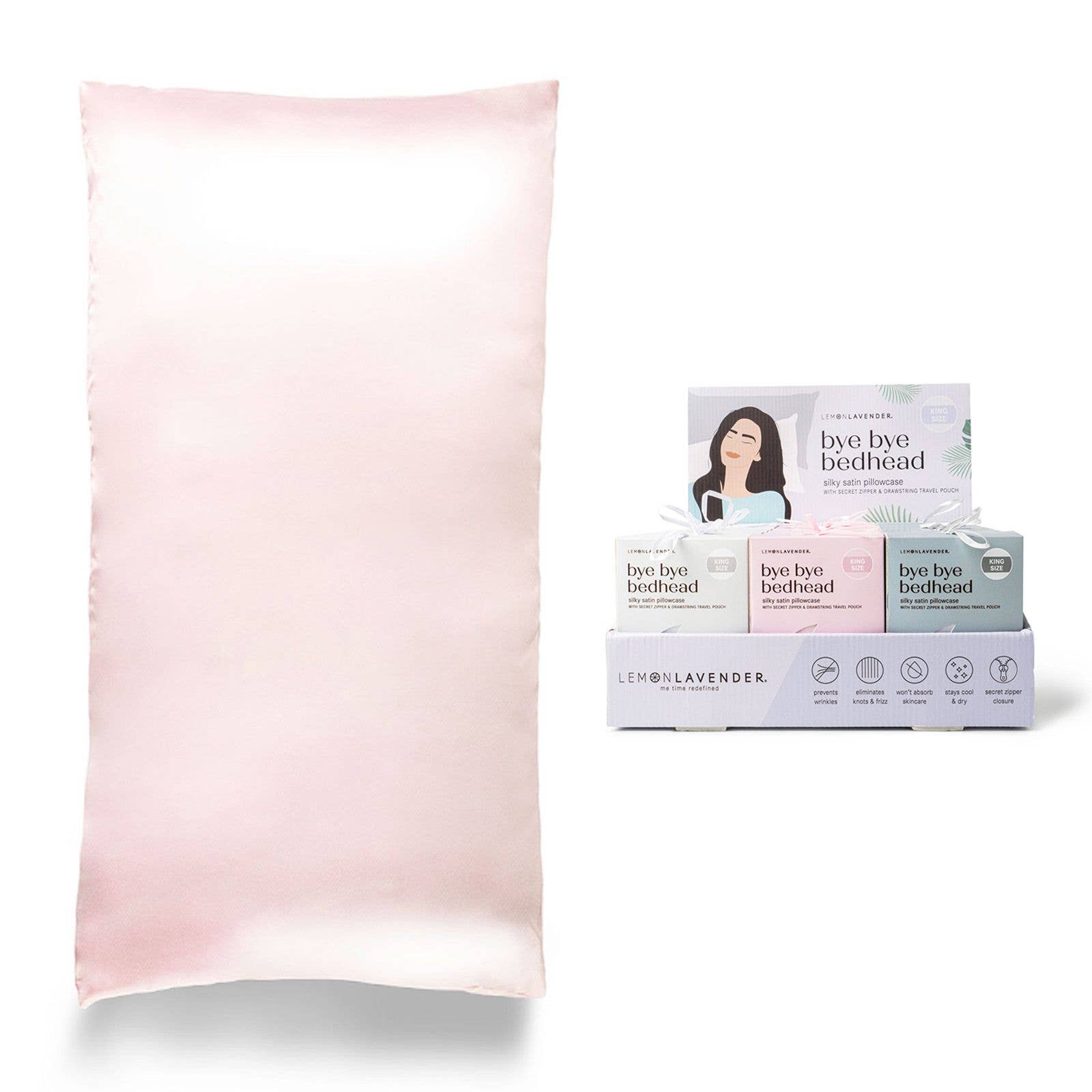 King Silky Satin Pillowcase