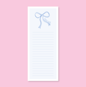 Take Note Blue Bow List Notepad