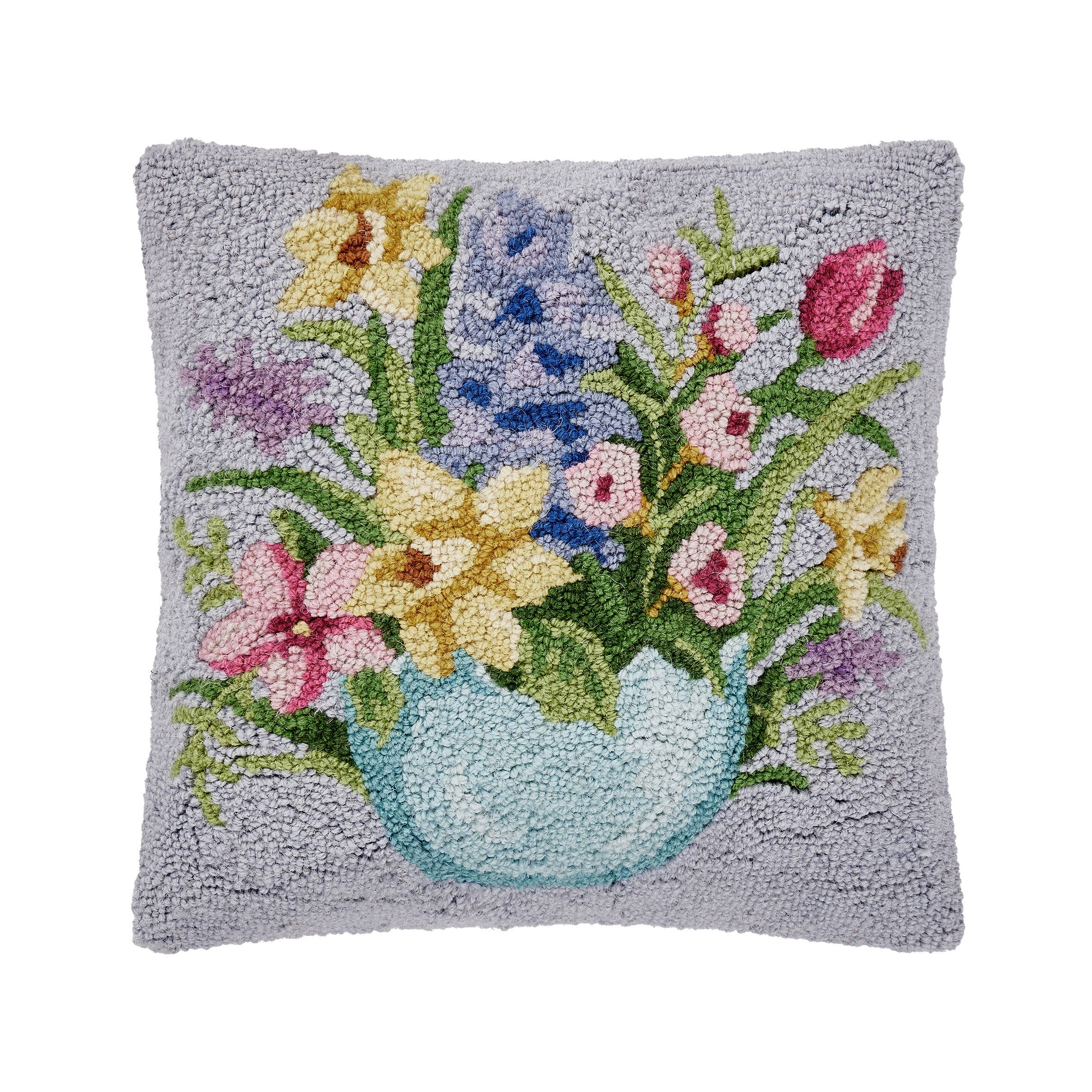 Floral Egg Hook Pillow