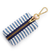 Lake Blue Stripe Poop Bag Dispenser