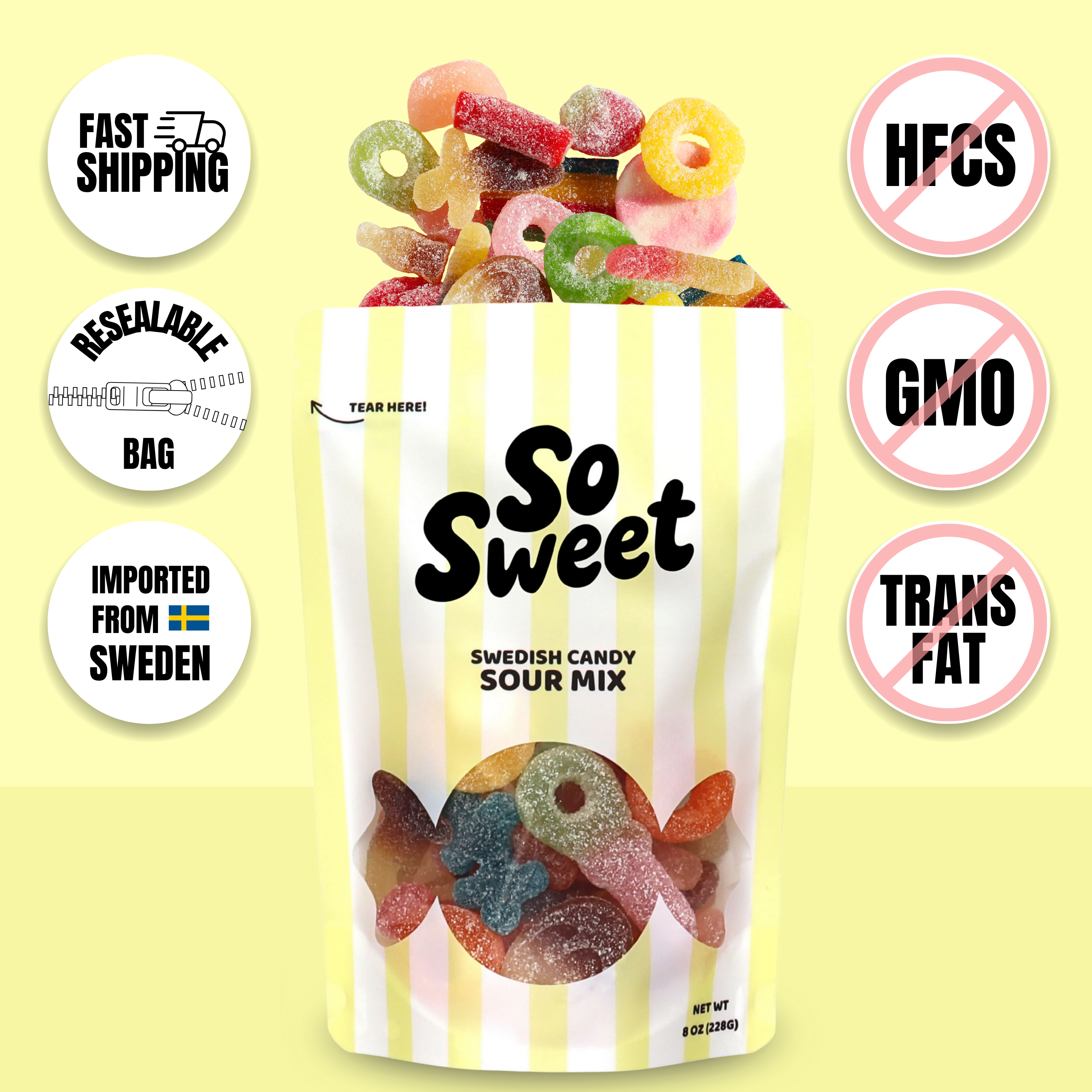 Swedish Candy Sour Mix (8 oz)
