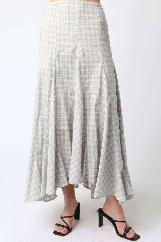 Lisa Checkered Skirt