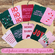 "HOHOHO" Felt Car Freshie