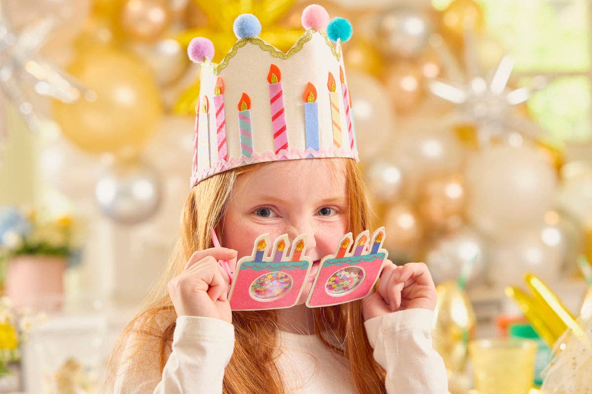 Birthday Wishes Reusable Birthday Crown from Ninety Nine Boutique