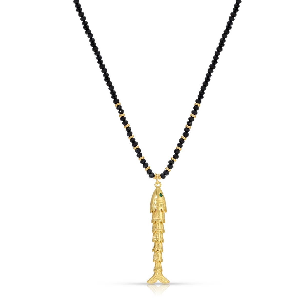 Rising Tide Fish Pendant Necklace