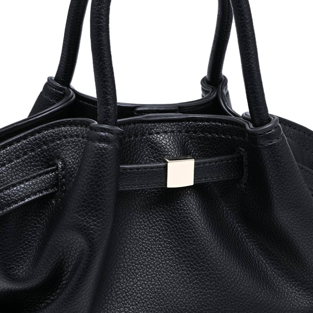 Black Selena Chic Crossbody showing removable crossbody strap