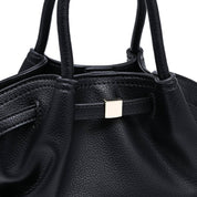 Black Selena Chic Crossbody showing removable crossbody strap