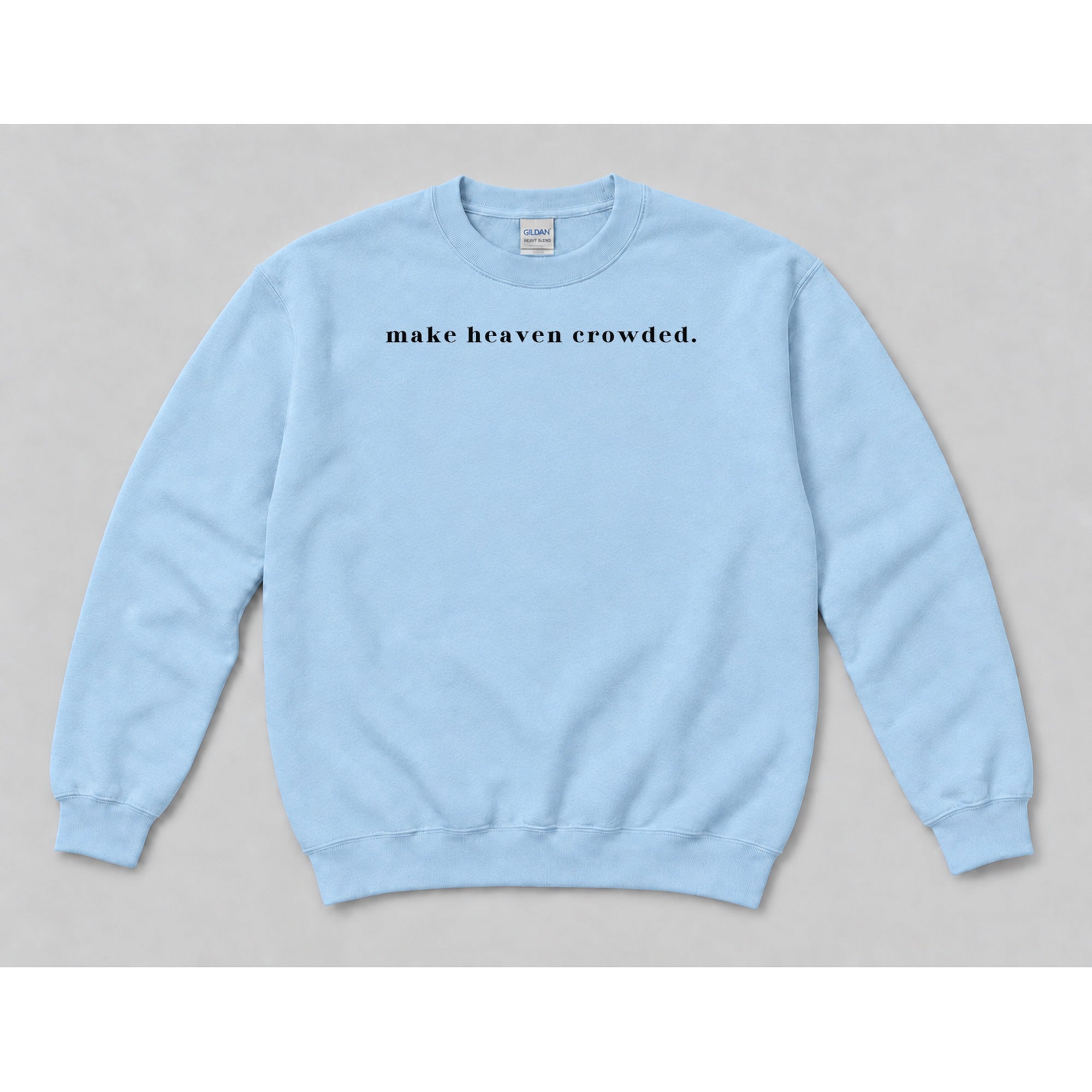 Crewneck Light Blue mockup