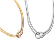 Gold Knotted Necklace