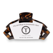Open Hair Clip | Large |  Tortoise