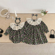 Floral Lace Collar Baby Dress & Romper