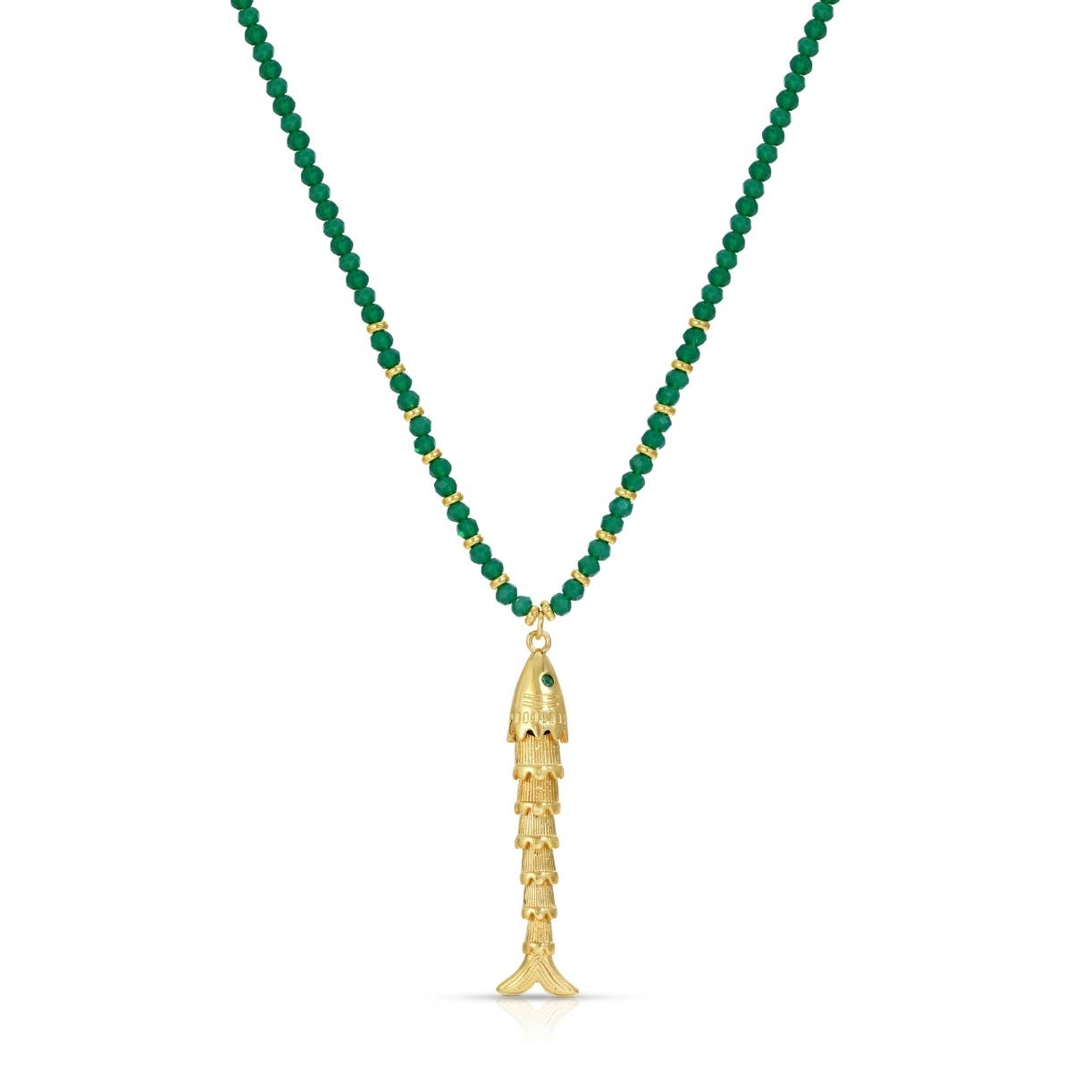 Rising Tide Fish Pendant Necklace