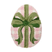 Shaped Gingham Easter Egg Hook Pillow