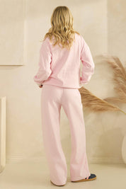 Pink Striped Lounge Pants