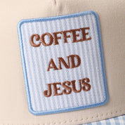 Coffee and Jesus Gingham Hat