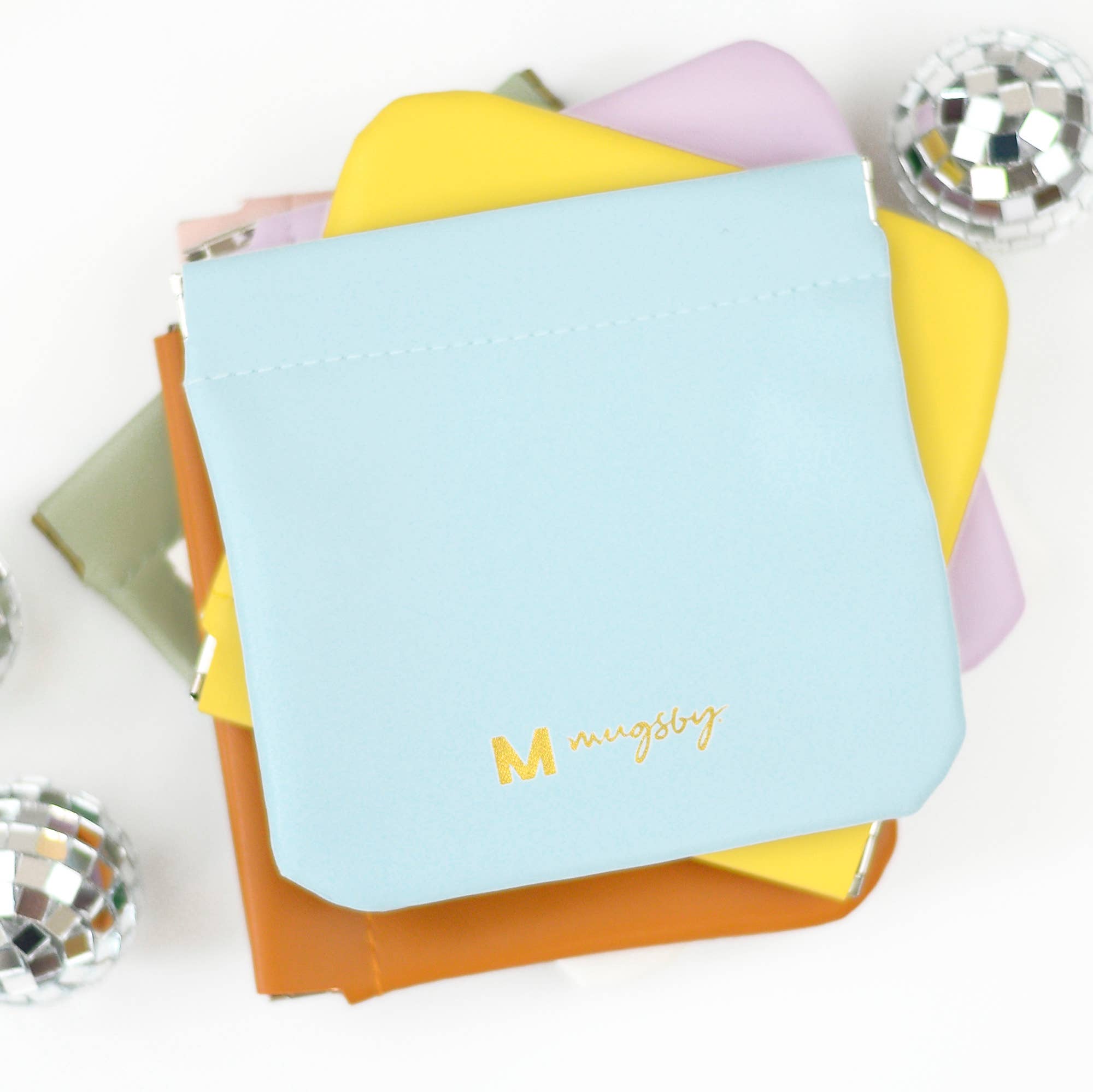 Blue Squeeze Coin Purse Wallet