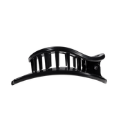Flat Circle Hair Clip | Large | Jet Black