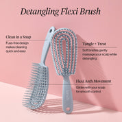 Blue Detangling Hairbrush