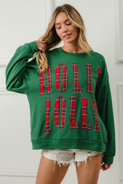 Green Holly Jolly Sweater